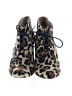 Kate Spade New York Animal Print Brown Tan Ankle Boots Size 7 - photo 2
