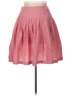 Esprit Checkered-gingham Pink Casual Skirt Size 11 - 12 - photo 1
