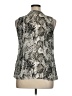Rafaella 100% Polyester Silver Sleeveless Blouse Size XL - photo 2