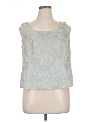 Carmen Marc Valvo Sleeveless Blouse (view 1)