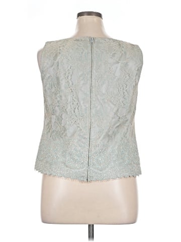 Carmen Marc Valvo Sleeveless Blouse (view 2)