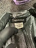 Gianna 100% Polyester Metallic Silver Short Sleeve Top Size M - photo 7