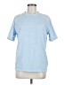 Assorted Brands Solid Blue Short Sleeve T-Shirt Size M - photo 1