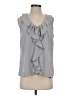 NIPON BOUTIQUE 100% Polyester Gray Sleeveless Blouse Size S - photo 1