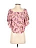 No Boundaries 100% Rayon Pink 3/4 Sleeve Blouse Size 7 - 9 - photo 1