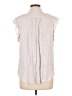 Lovestitch 100% Rayon Gray Sleeveless Button-Down Shirt Size L - photo 2