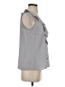 NIPON BOUTIQUE 100% Polyester Gray Sleeveless Blouse Size S - photo 4