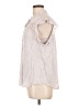 Lovestitch 100% Rayon Gray Sleeveless Button-Down Shirt Size L - photo 5