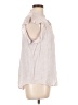 Lovestitch 100% Rayon Gray Sleeveless Button-Down Shirt Size L - photo 4