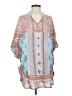 Tolani Collection 100% Modal Blue 3/4 Sleeve Blouse Size XS - photo 1