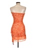 Shein Orange Cocktail Dress Size 4 - photo 2