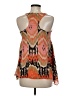 ALLSAINTS Spitalfields Orange Sleeveless Silk Top Size 6 - photo 2