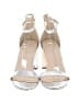 H By Halston Silver Sandals Size 7 1/2 - photo 2