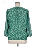 Fun2Fun Green 3/4 Sleeve Blouse Size XL - photo 2