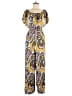 Bel Kazan Paisley Yellow Jumpsuit Size M - photo 1