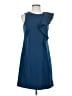 Vince Camuto Solid Blue Cocktail Dress Size 2 - photo 1