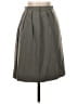 Calvin Klein Solid Gray Wool Skirt Size 4 - photo 1