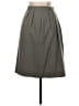 Calvin Klein Solid Gray Wool Skirt Size 4 - photo 2