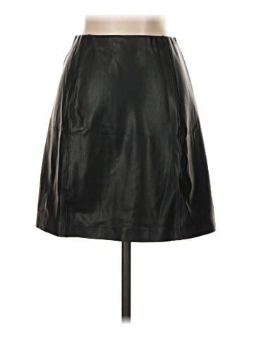 Olive and Oak Faux Leather Skirt (view 2)