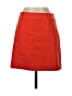 Express Solid Orange Formal Skirt Size 4 - photo 1