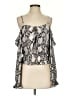 Express 100% Polyester Silver Sleeveless Blouse Size S - photo 1