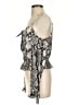 Express 100% Polyester Silver Sleeveless Blouse Size S - photo 5