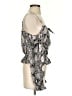 Express 100% Polyester Silver Sleeveless Blouse Size S - photo 4