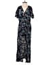 Angie 100% Rayon Blue Jumpsuit Size L - photo 1