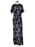 Angie 100% Rayon Blue Jumpsuit Size L - photo 2