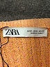 Zara Tweed Orange Cocktail Dress Size S - photo 7