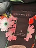 Investments 100% Polyester Floral Black 3/4 Sleeve Blouse Size S - photo 7