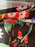 Investments 100% Polyester Floral Black 3/4 Sleeve Blouse Size S - photo 8