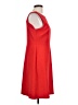 Charles Henry Solid Red Casual Dress Size L - photo 4