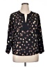 Collective Concepts 100% Polyester Black Long Sleeve Blouse Size XL (petite) - photo 1