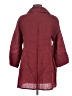 Flax 100% Linen Burgundy Coat Size 6 (S) - photo 2