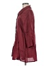 Flax 100% Linen Burgundy Coat Size 6 (S) - photo 5