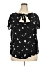 Torrid Black Short Sleeve Blouse Size 2X Plus (2) - photo 1