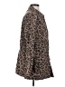 Ellison 100% Cotton Animal Print Brown Coat Size S - photo 4
