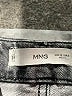 MNG Chevron-herringbone Gray Jeans Size 6 - photo 4