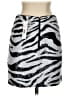 Alice + Olivia Animal Print Silver Formal Skirt Size 4 - photo 2