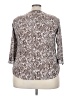 Amana Paisley Brown 3/4 Sleeve Blouse Size 3X - photo 2