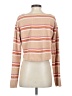 L Space 100% Polyester Stripes Tan Pullover Sweater Size S - photo 2