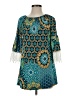 Win Win Teal 3/4 Sleeve Blouse Size Sm - Med - photo 1