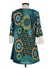 Win Win Teal 3/4 Sleeve Blouse Size Sm - Med - photo 2