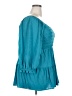 Torrid Teal 3/4 Sleeve Blouse Size 2X Plus (2) - photo 4