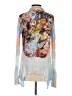 Ted Baker London 100% Viscose Stripes Floral Gray Vest Size 4 (1) - photo 2