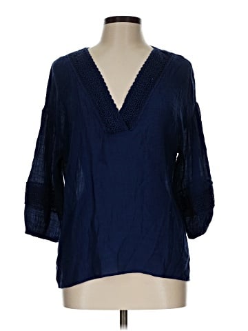Counterparts 3/4 Sleeve Blouse (view 1)