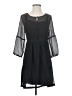 Rubbish 100% Polyester Solid Black Casual Dress Size XS - photo 1
