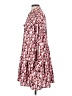 Fate 100% Polyester Print Pink Casual Dress Size S - photo 5