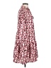 Fate 100% Polyester Print Pink Casual Dress Size S - photo 4